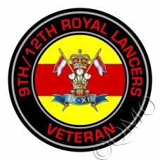 9th/12th Royal Lancers Veterans Sticker